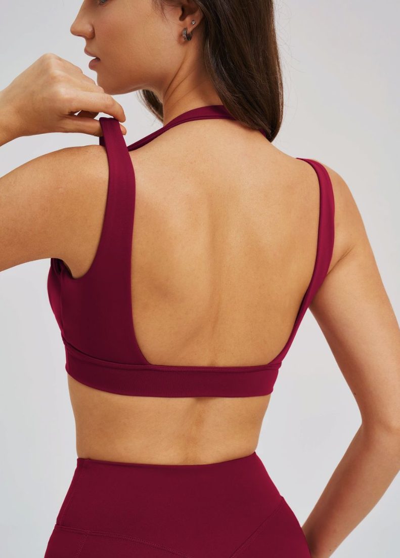 HammerHead Open Back Halter Sports Bra